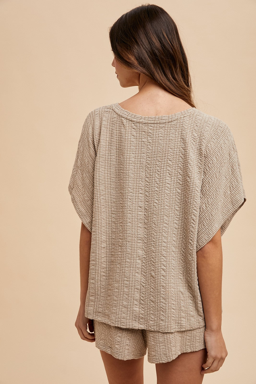 Textured Short Set