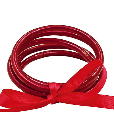 Jelly Bangle Bracelet Set