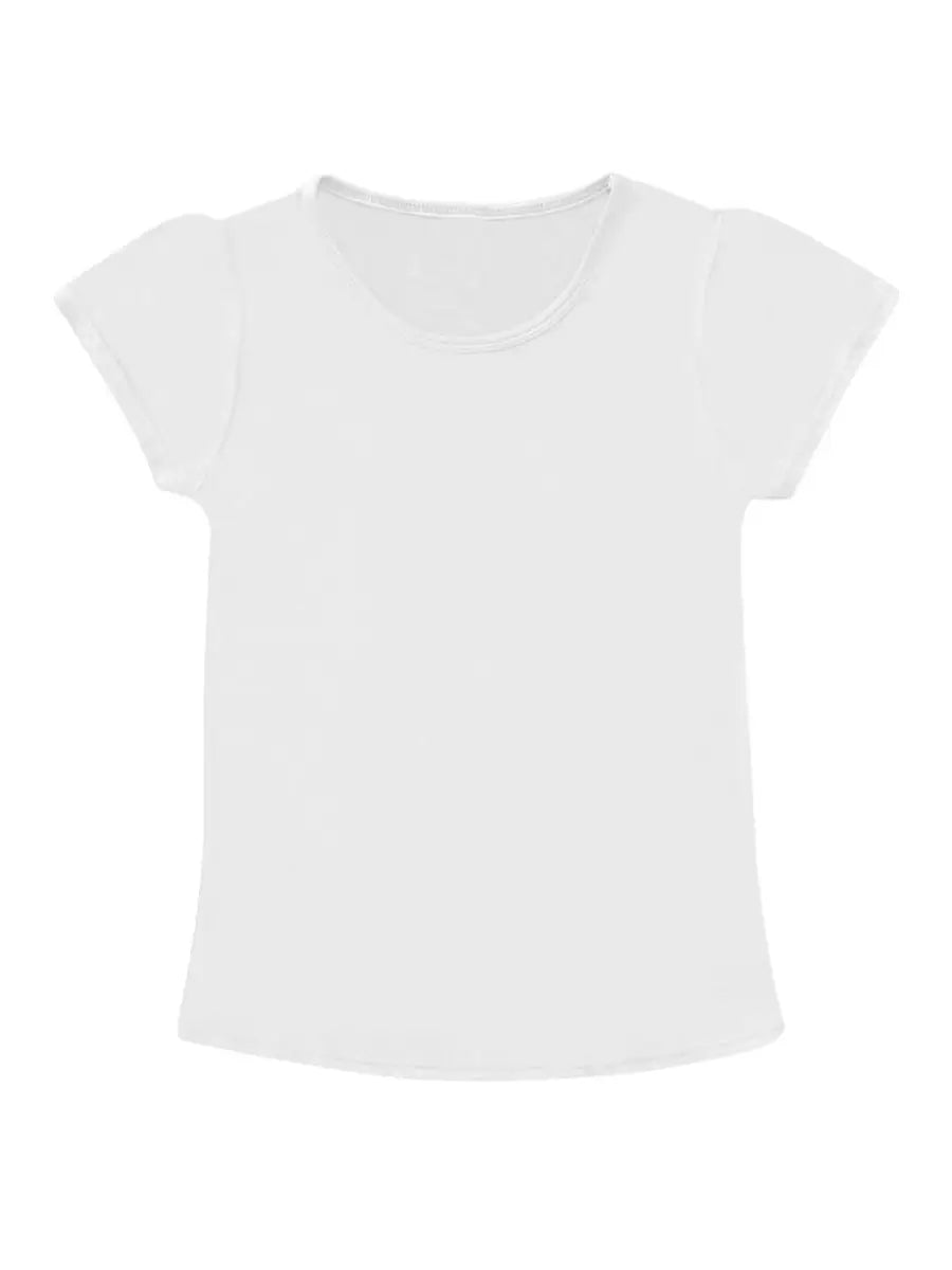 Girls Softie Knit Scoop Neck Tee