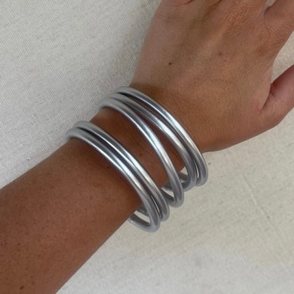 Jelly Bangle Bracelet Set