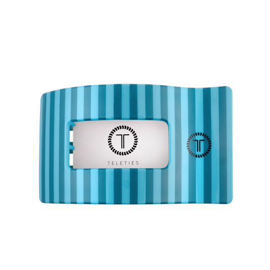 Flat Rectangle Hair Clip Large - Splash Zone