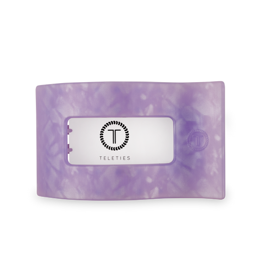 Teleties Flat Rectangle Hair Clip Large - Lavender Mist
