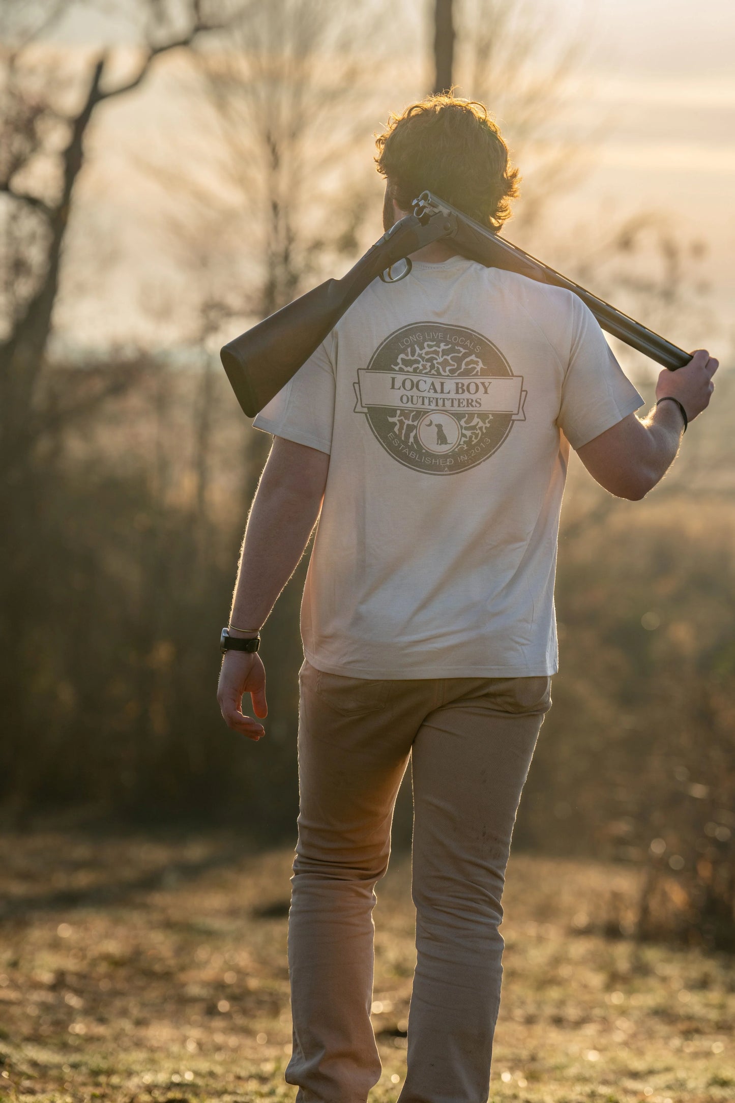 Local Boy Vintage Sphere SS Heather Performance Shirt-Sand