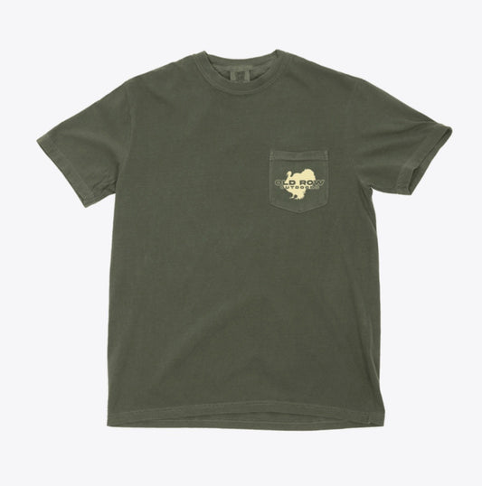 Old Row Camo Turkey Pocket SS Tee
