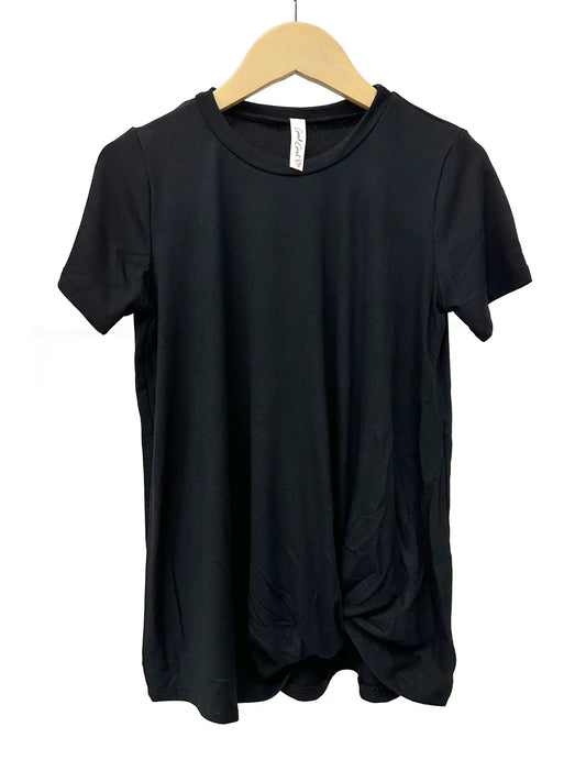 Girls Twisted Knot SS TShirt