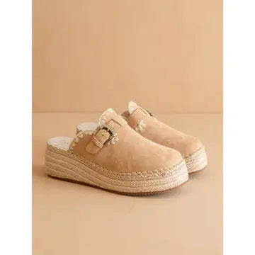 Edith Raffia Clog