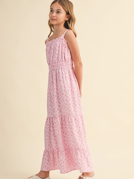 Girls Juliette Waist Maxi Dress