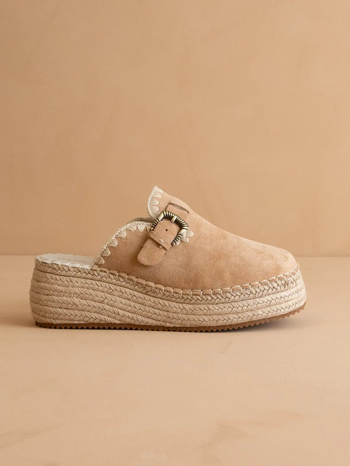 Edith Raffia Clog