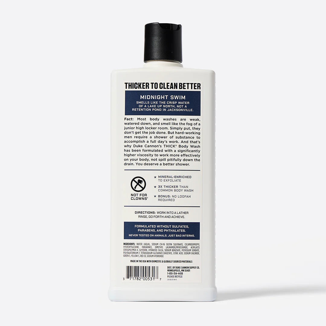 Duke Cannon Thick Body Wash