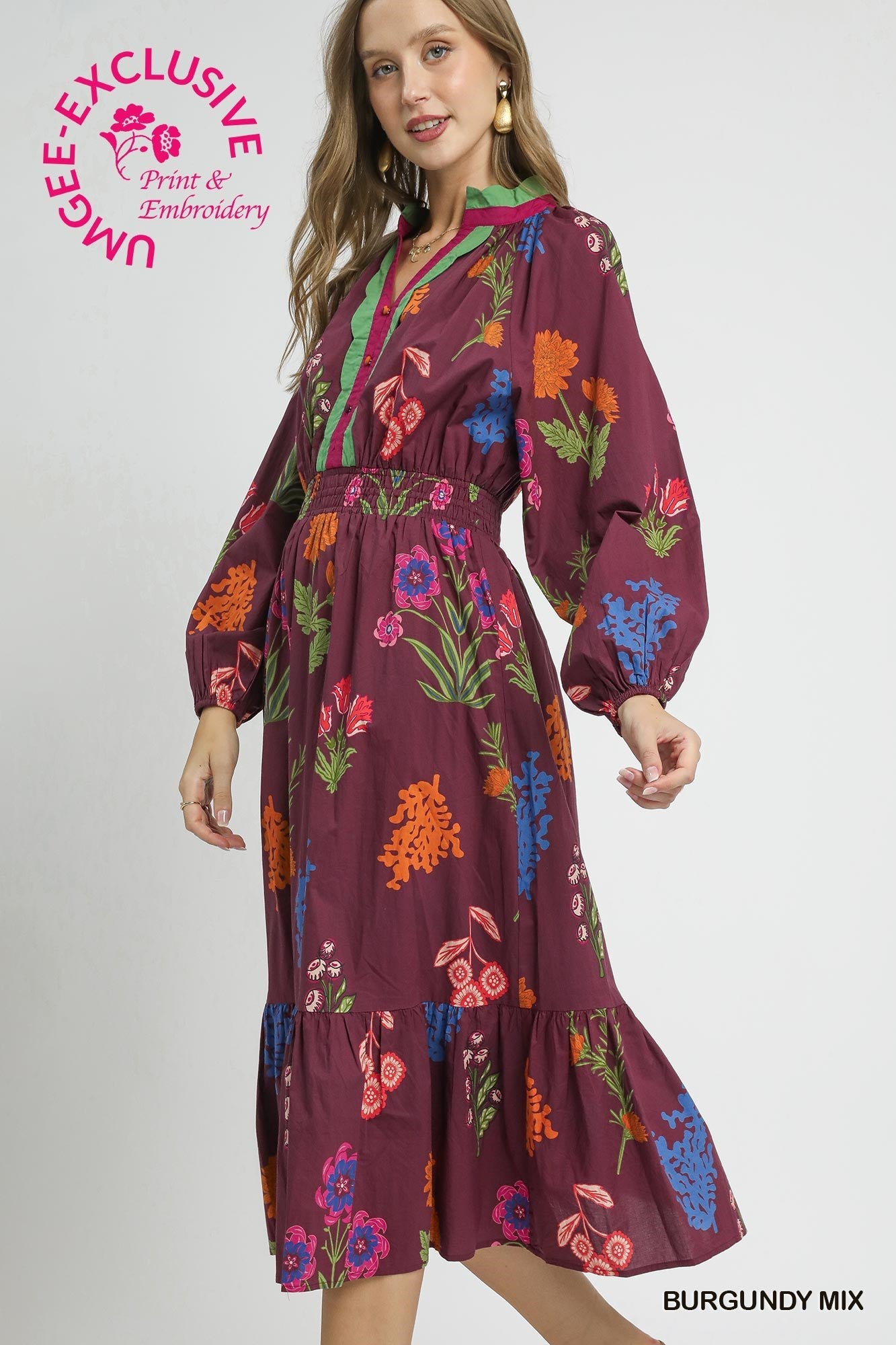 Floral Midi Dress