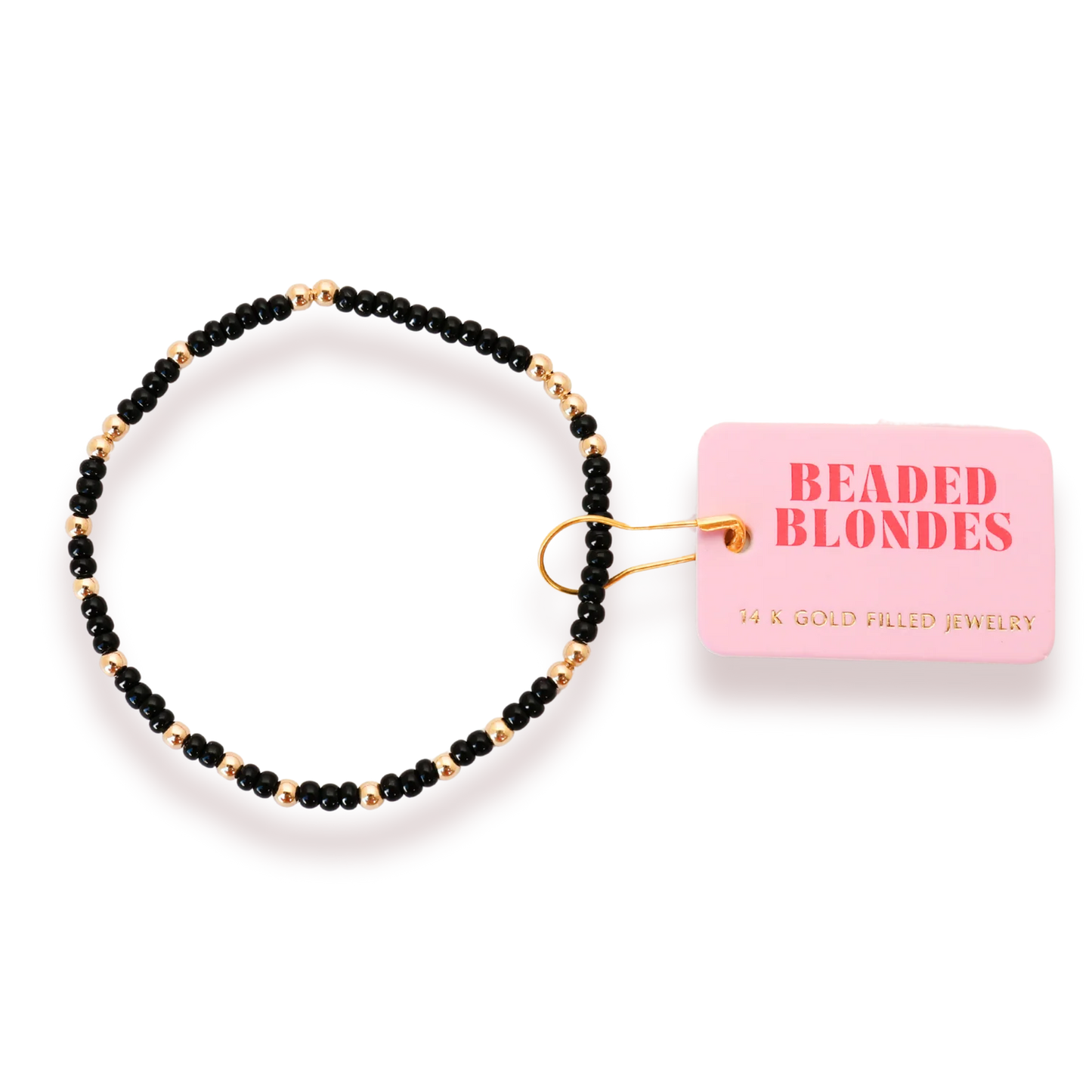 Black Sprinkle Bracelet