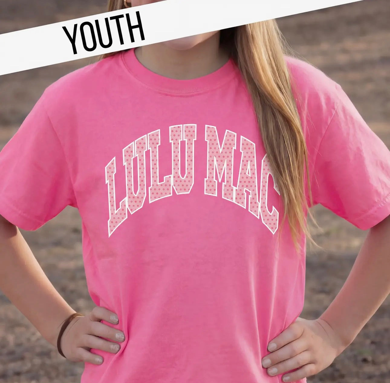 Girls Lulu Mac Polka Dot Tee