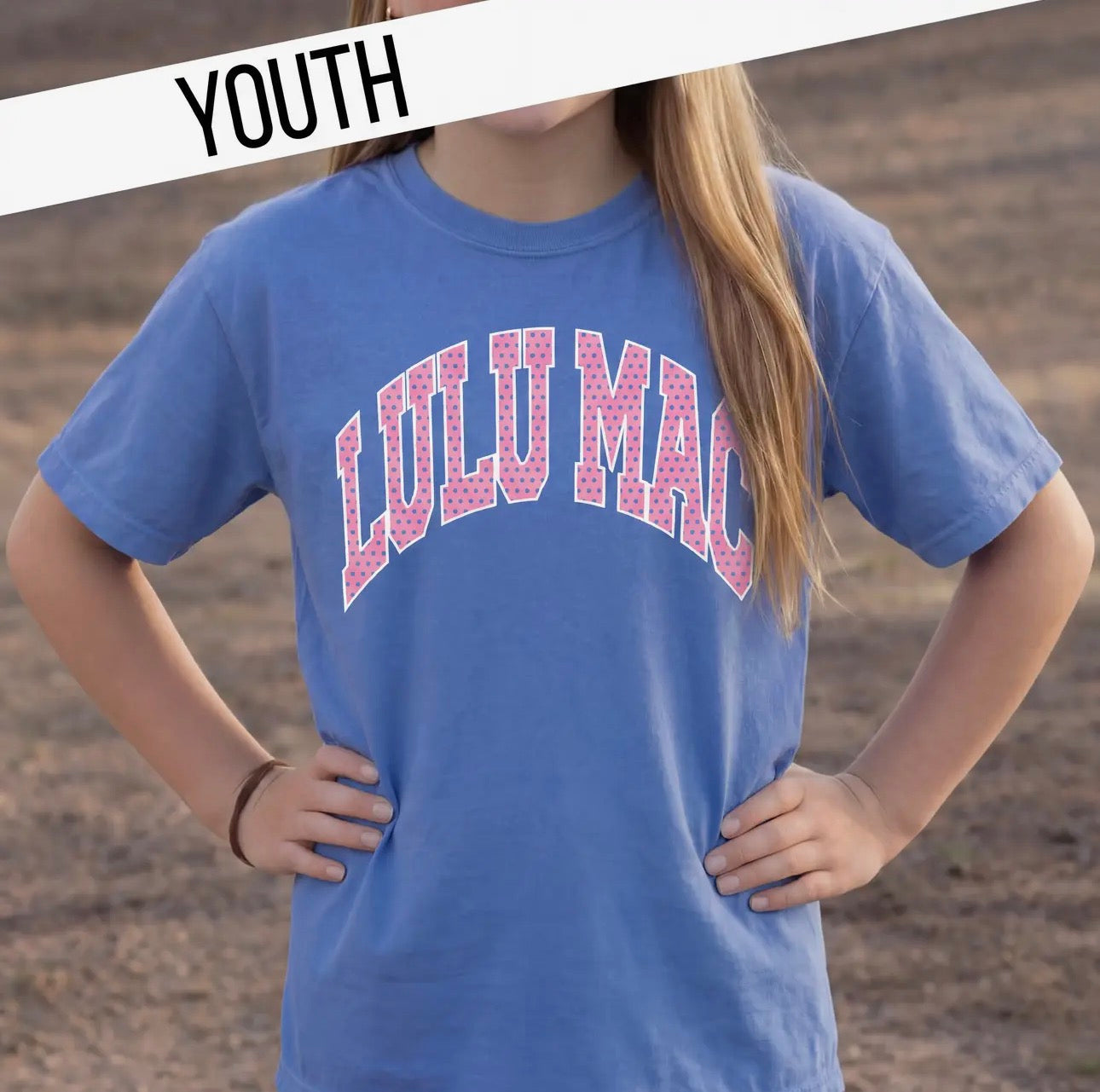 Girls Lulu Mac Polka Dot Tee