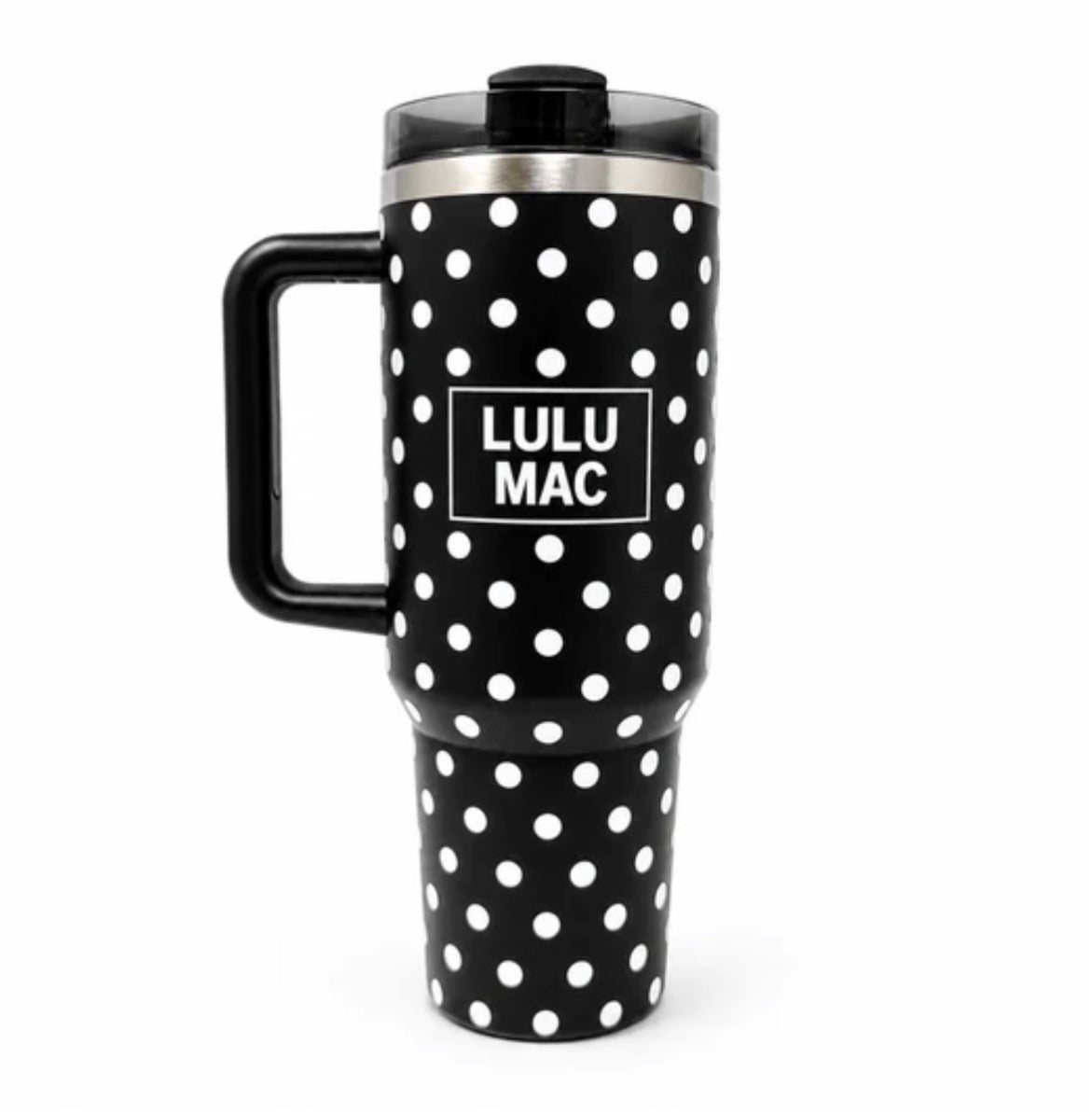 Lulu Mac Tumbler Black/White Dots