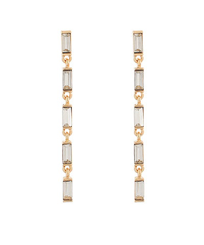 Linear Baguette Earrings