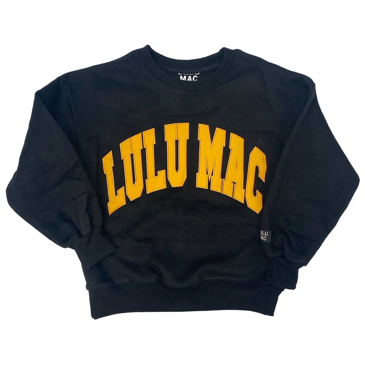 Lulu Mac Stitch Sweatshirt - Black/Yellow