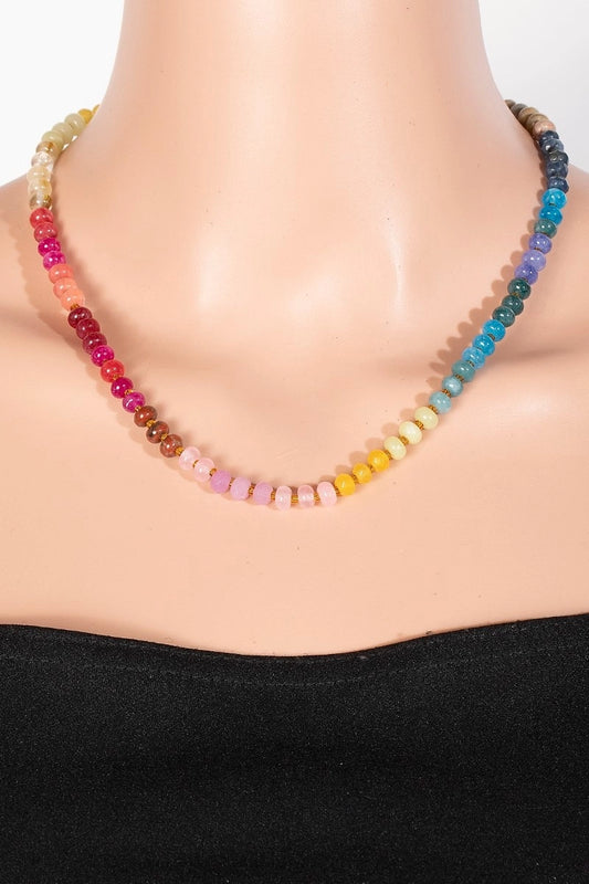 Gradient Small Stone Necklace