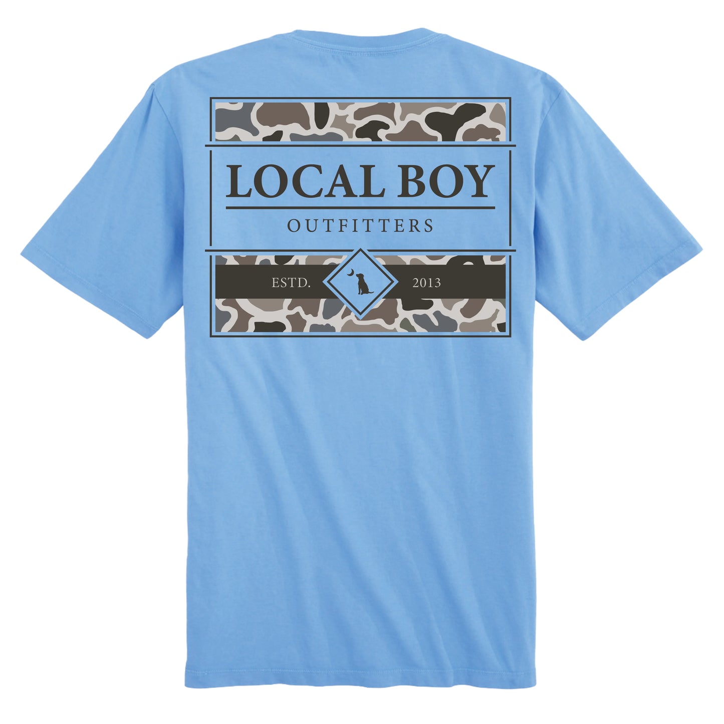 Local Boy TODDLER LCF Framed Fill T-Shirt-Washed Denim