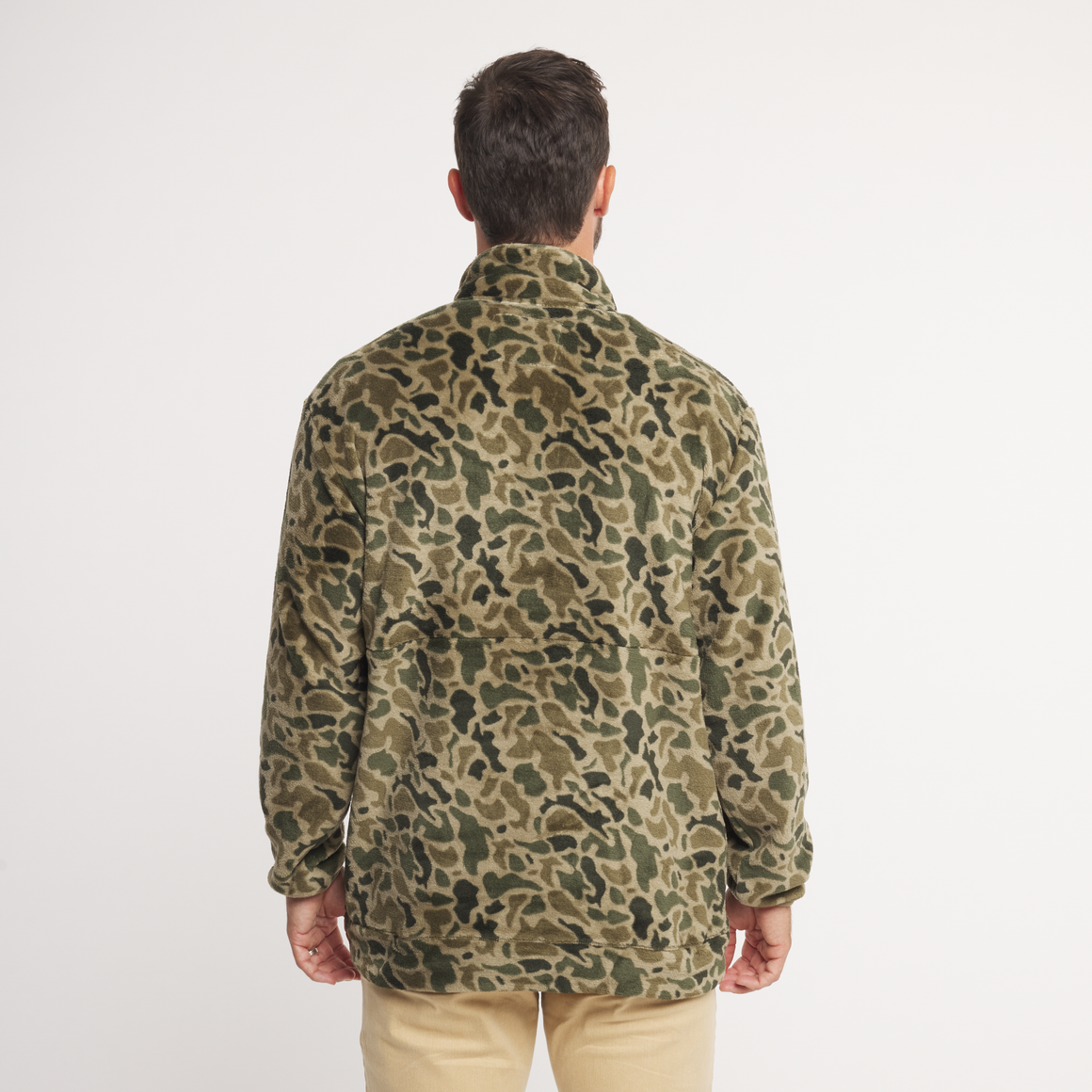 Wadsworth Fleece Pullover - Retro Camo - Dk Olive