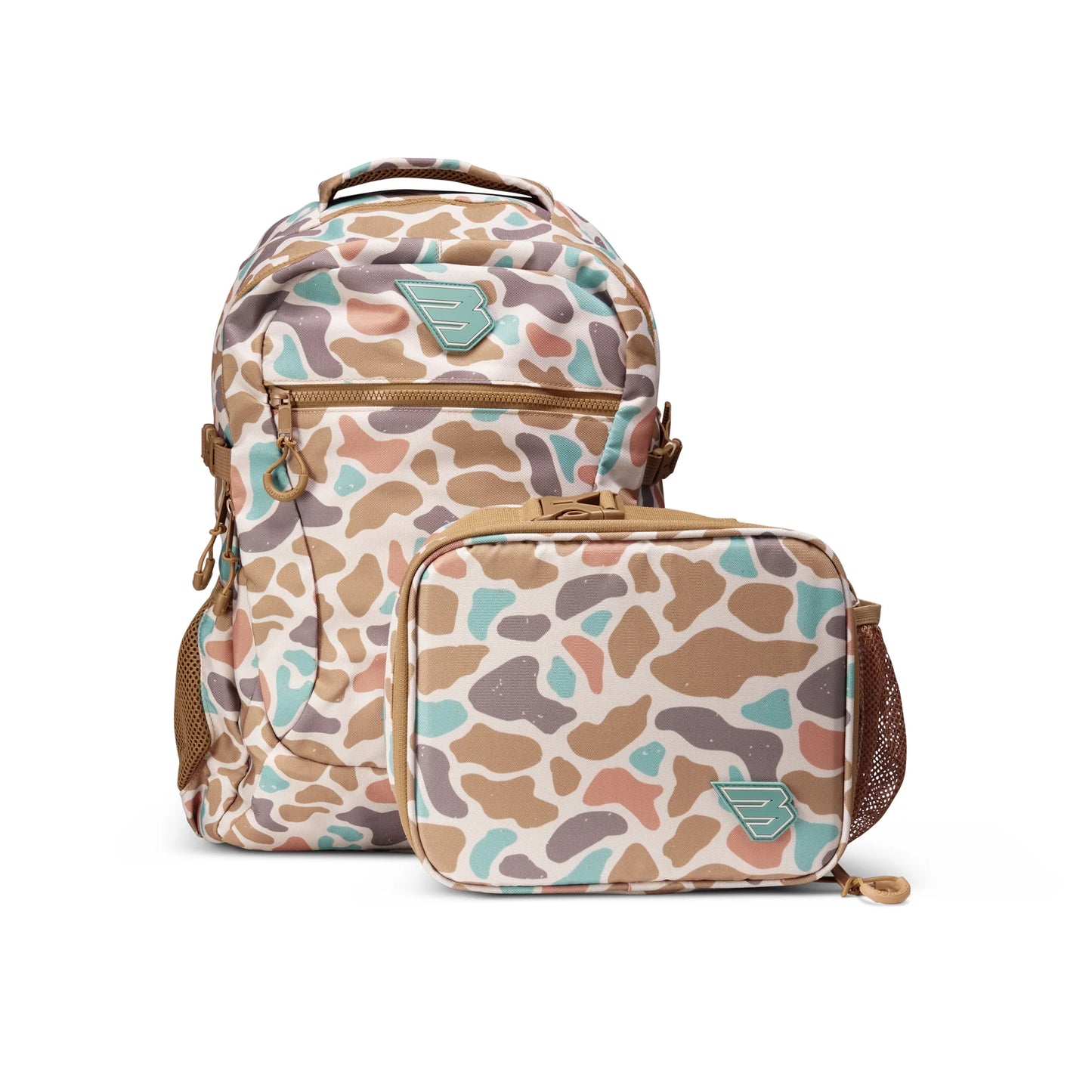 Burlebo Backpack and Lunchbox Bundle - Bayside Camo