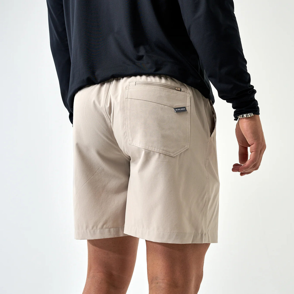 Burlebo Everyday Short-Light Khaki-Into The Wild Pocket