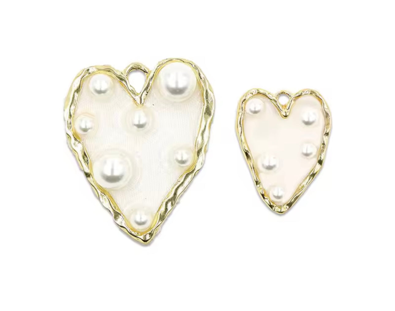 Heart & Pearl Charm