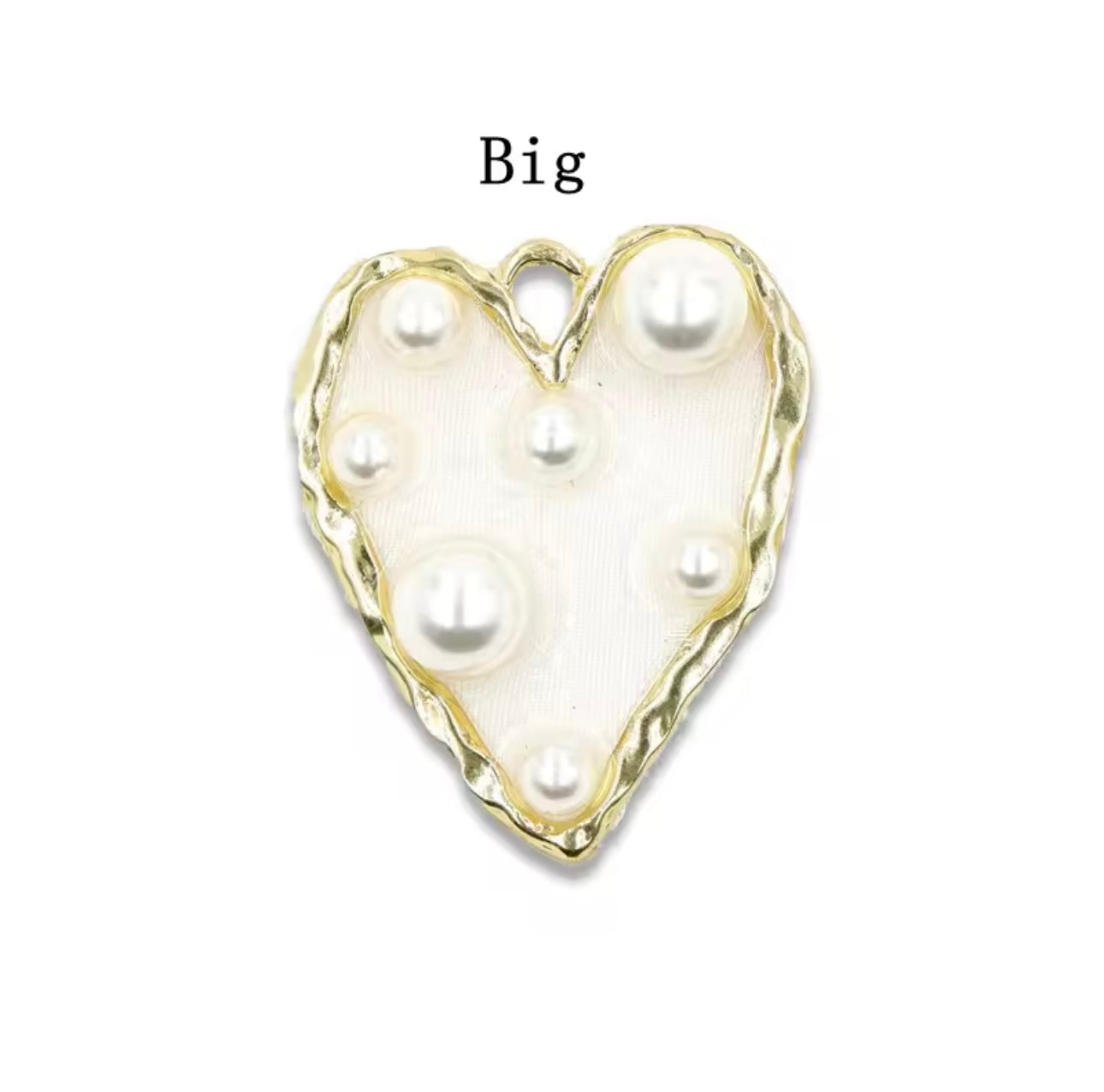 Heart & Pearl Charm
