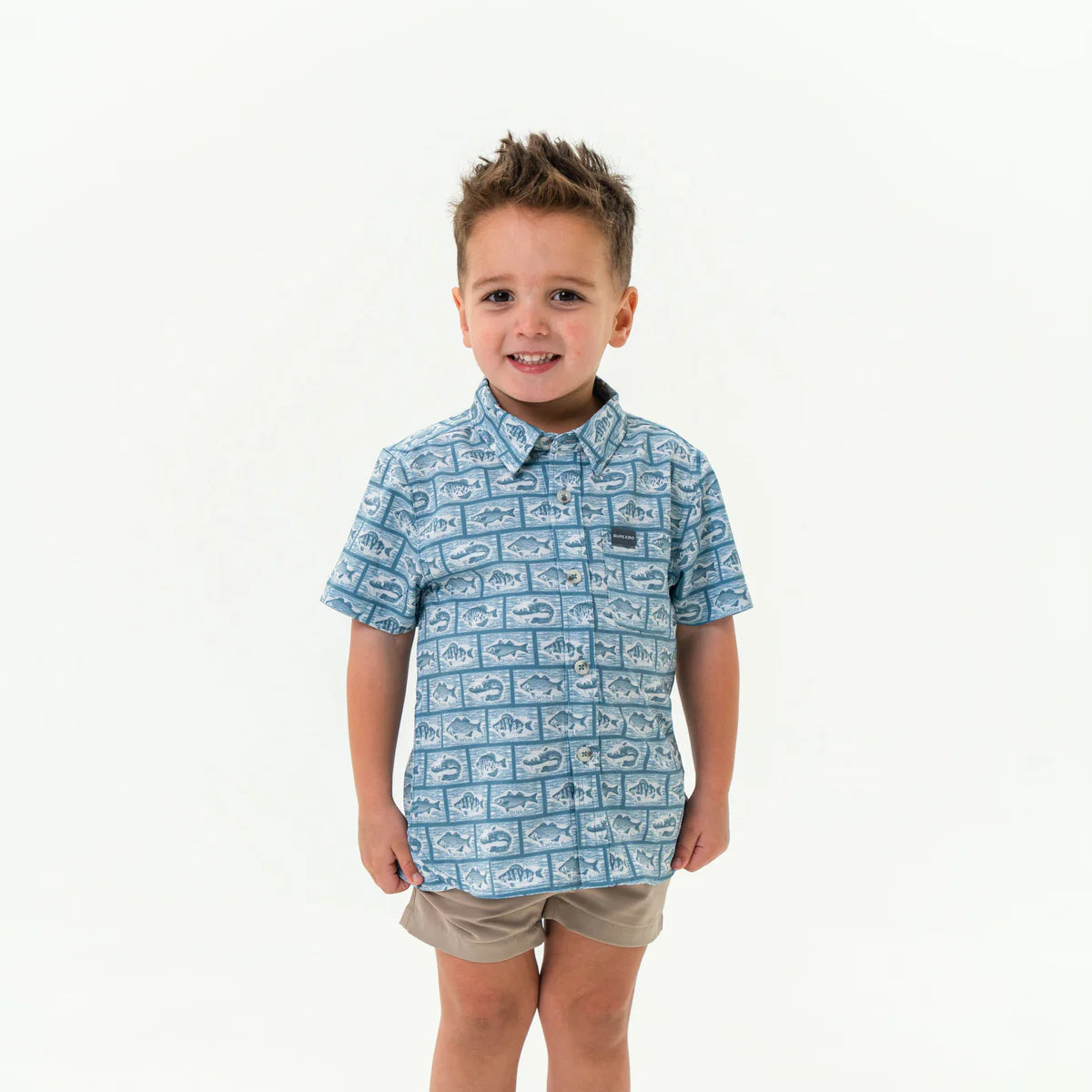 Youth Performance Button Up