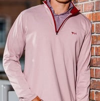 Coastal Cotton End on End Performance Quarter Zip