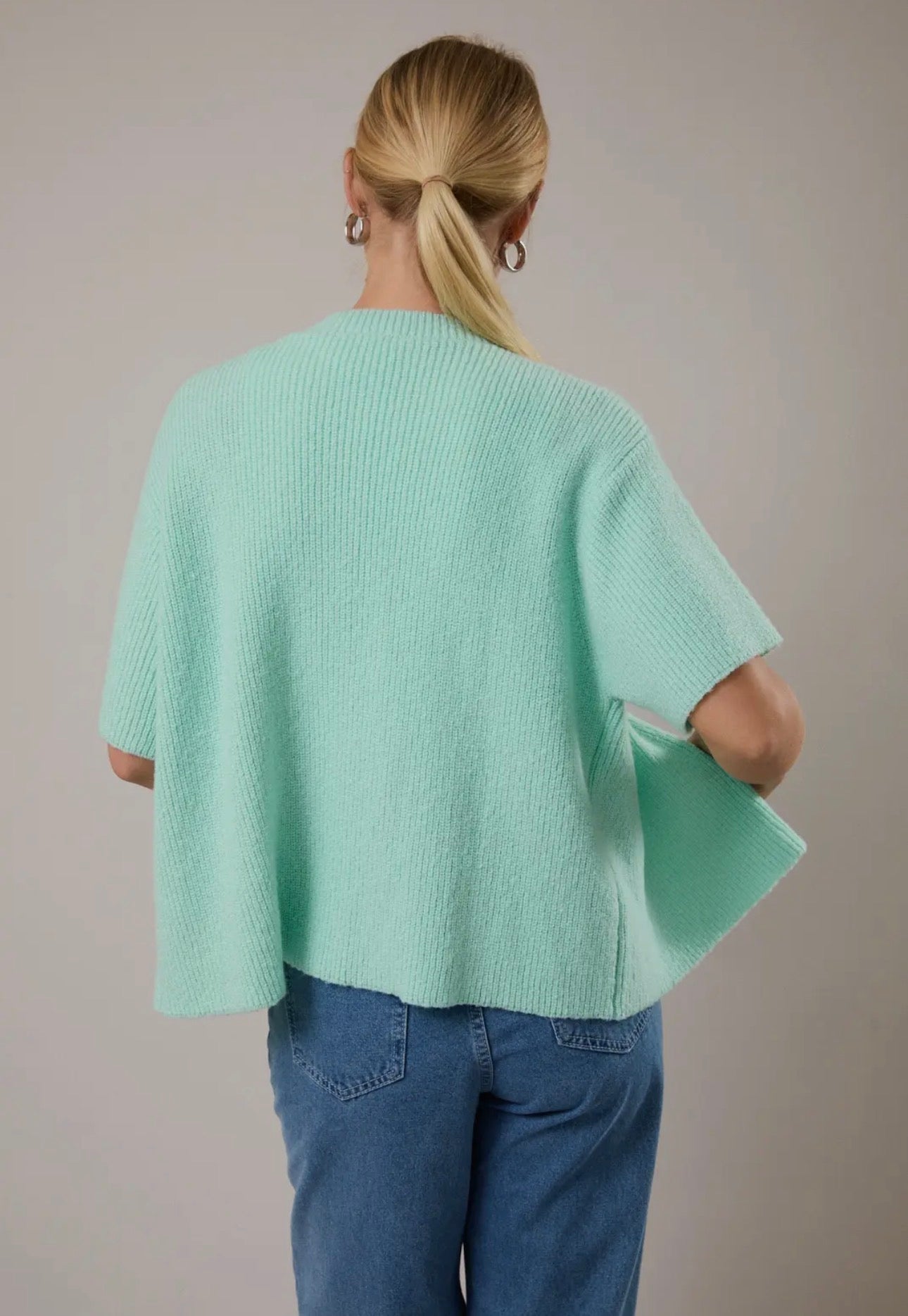 Short Sleeve Sweater Cardigan