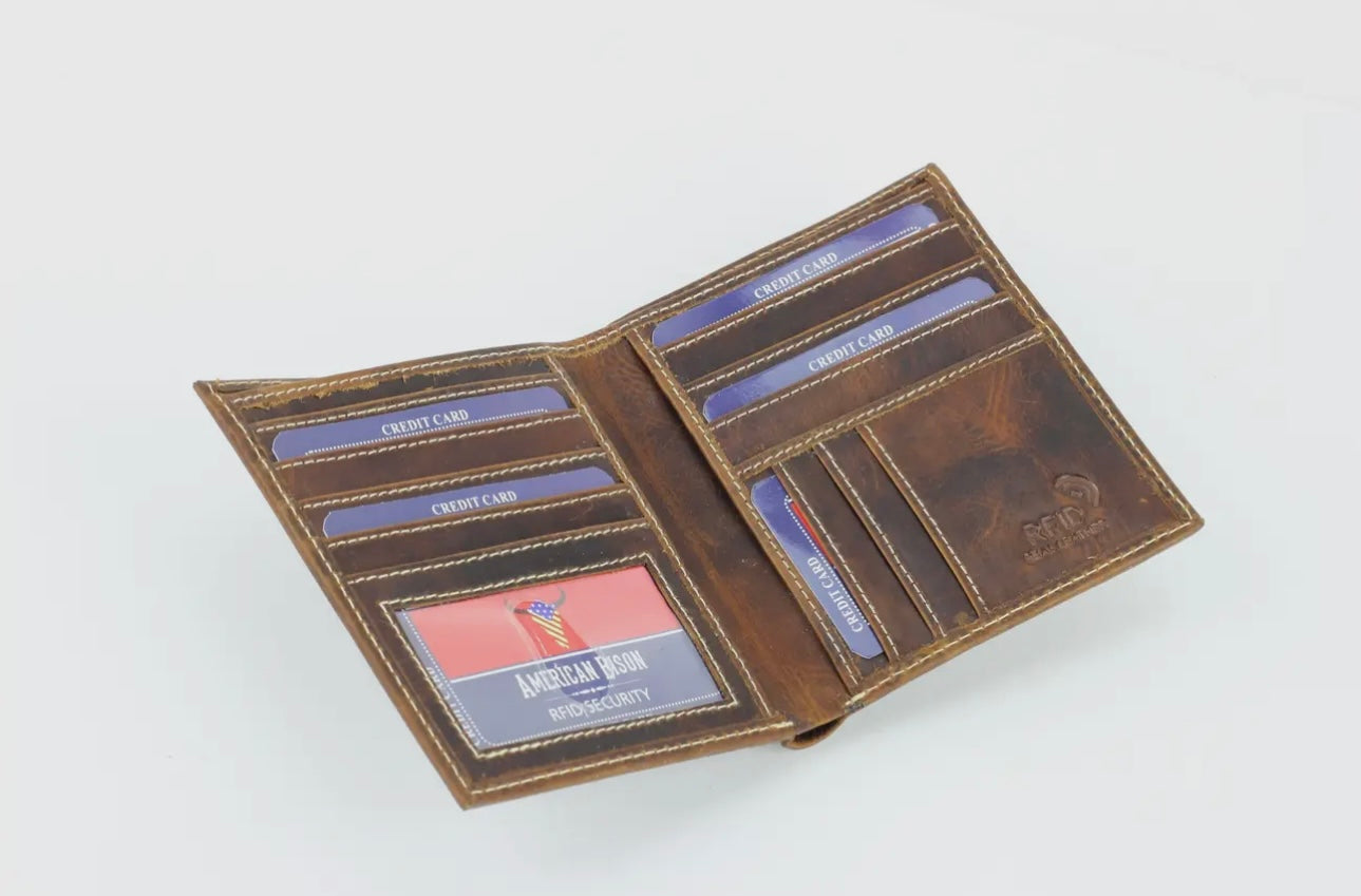 Hunter Leather Men's Hipster Wallet