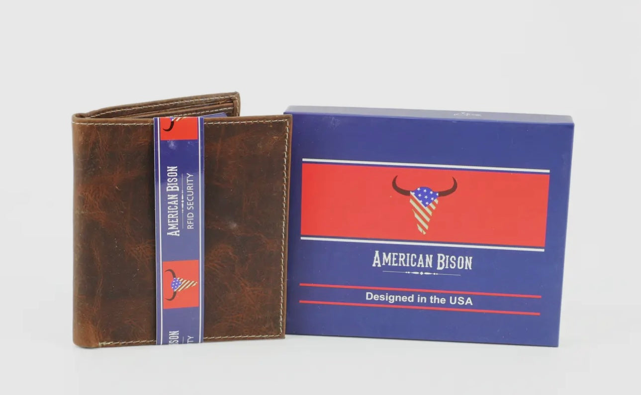 Hunter Leather Men's Hipster Wallet