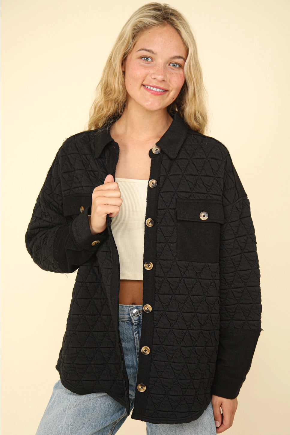 Quilted Cozy Shacket