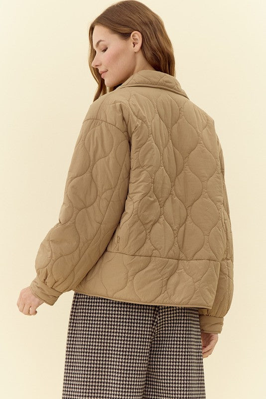 Quilted Jacket with Pockets