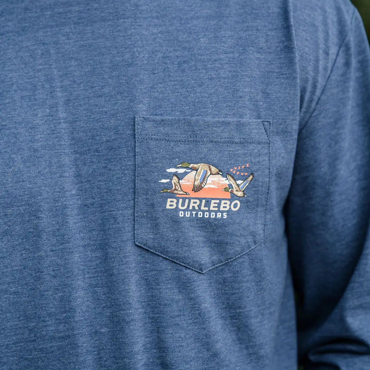 Burlebo Sunset Ducks LS Tee