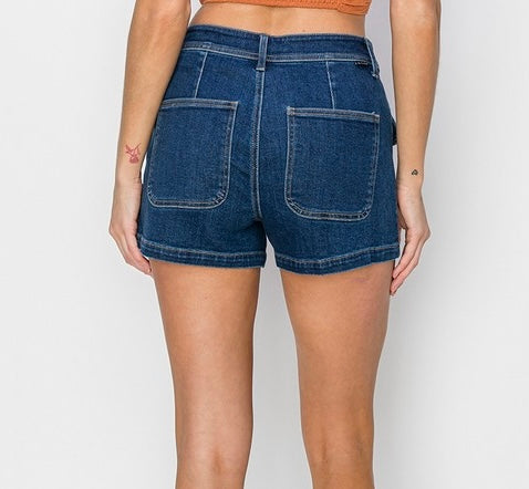 Risen High Rise Cargo Shorts