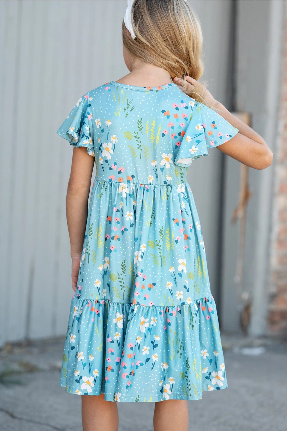 Girls YOUTH Spring Floral Dress