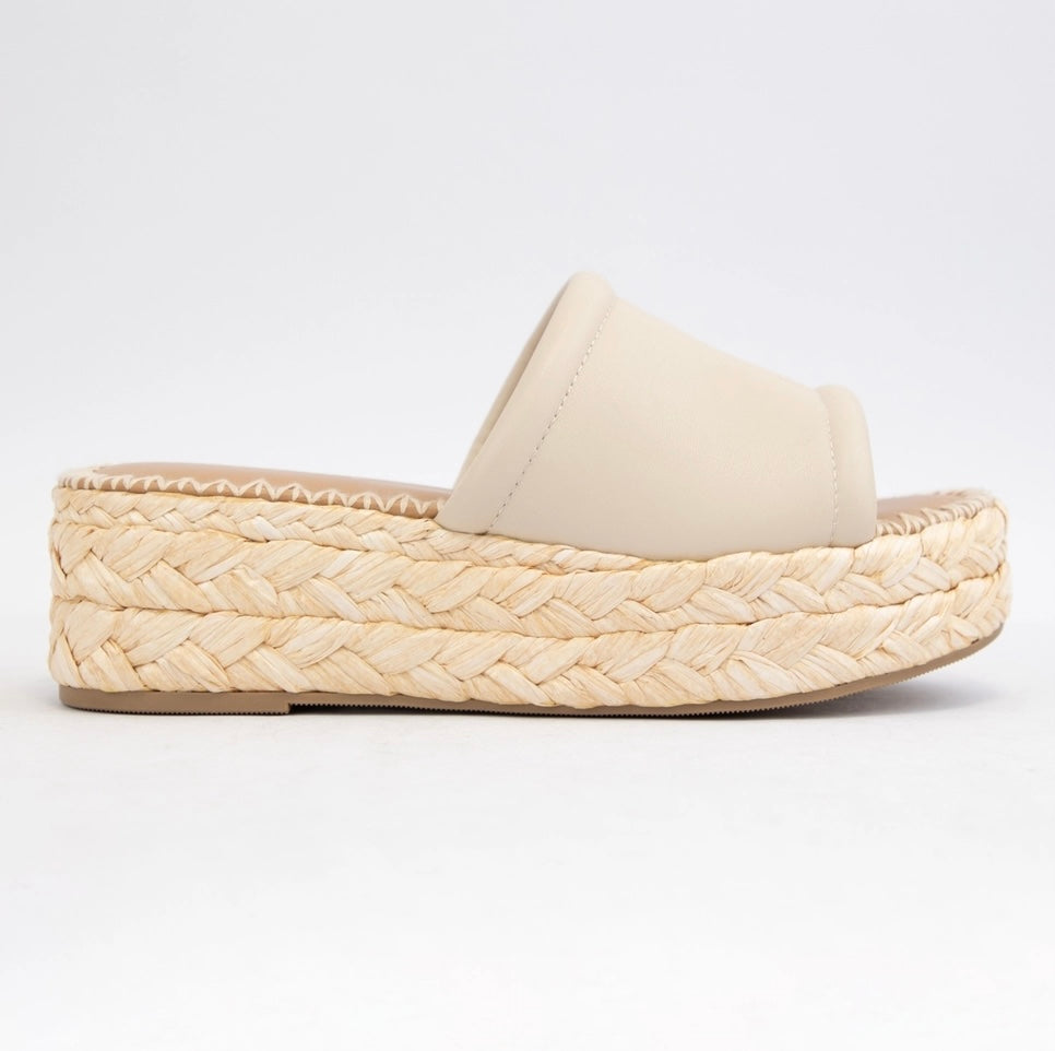 Monte Platform Slip On Wedge