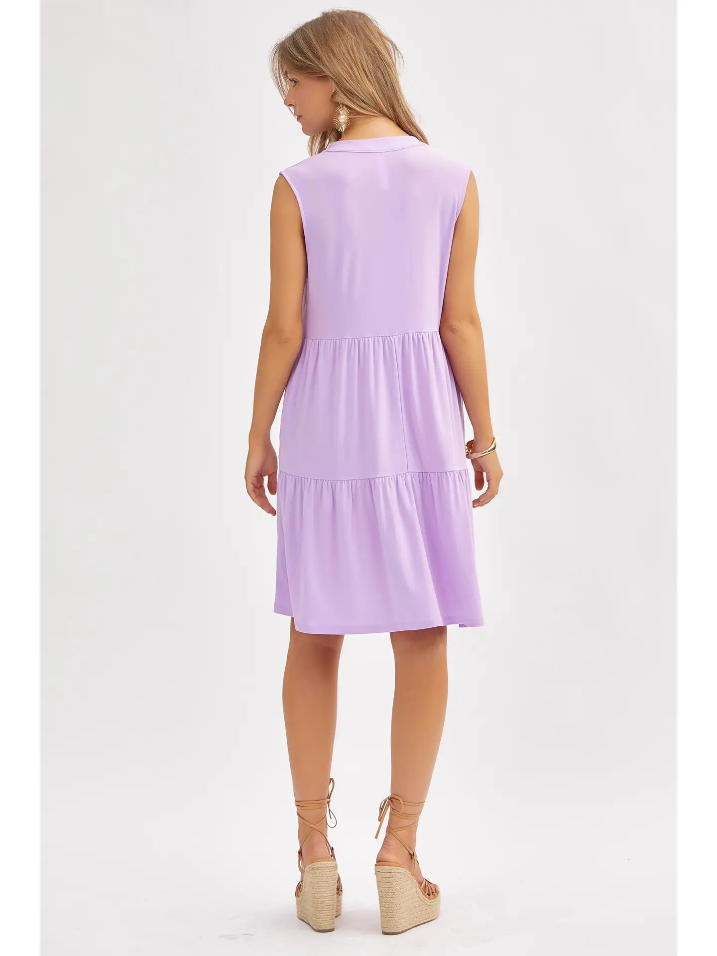 Dear Scarlett Three Tier A-Line Flowy Dress