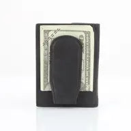 American Bison Oil Pull Up Magnetic Money Clip Card Case