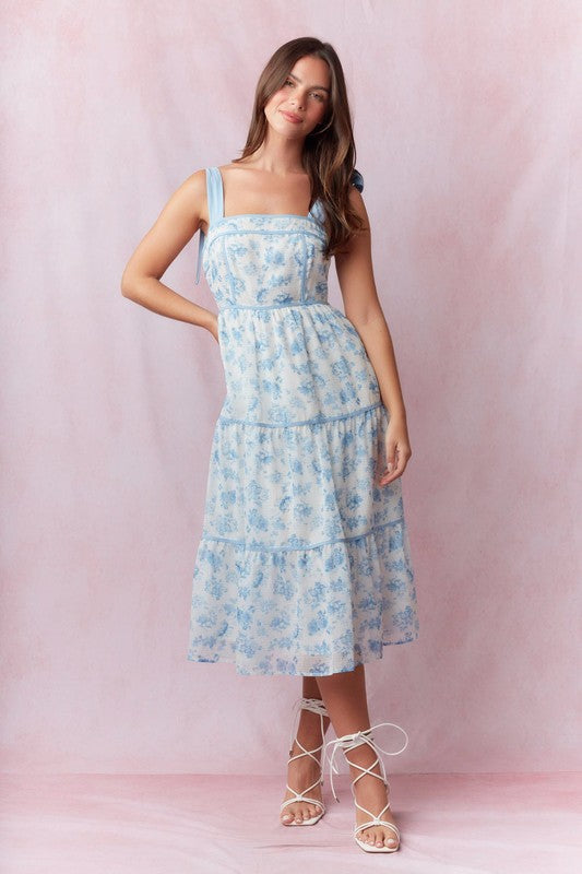Floral Printed Maxi Dress