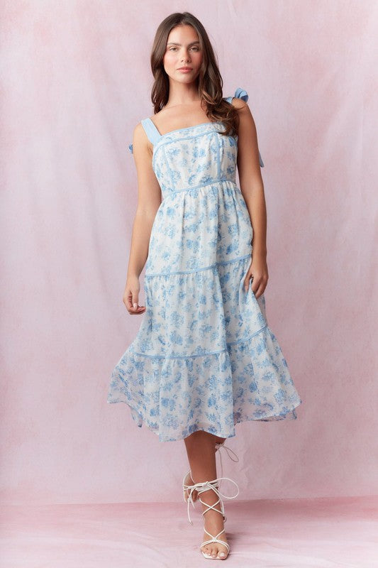 Floral Printed Maxi Dress