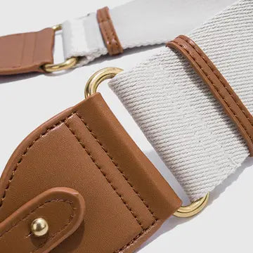 Wide Shoulder Strap Saddle Bag