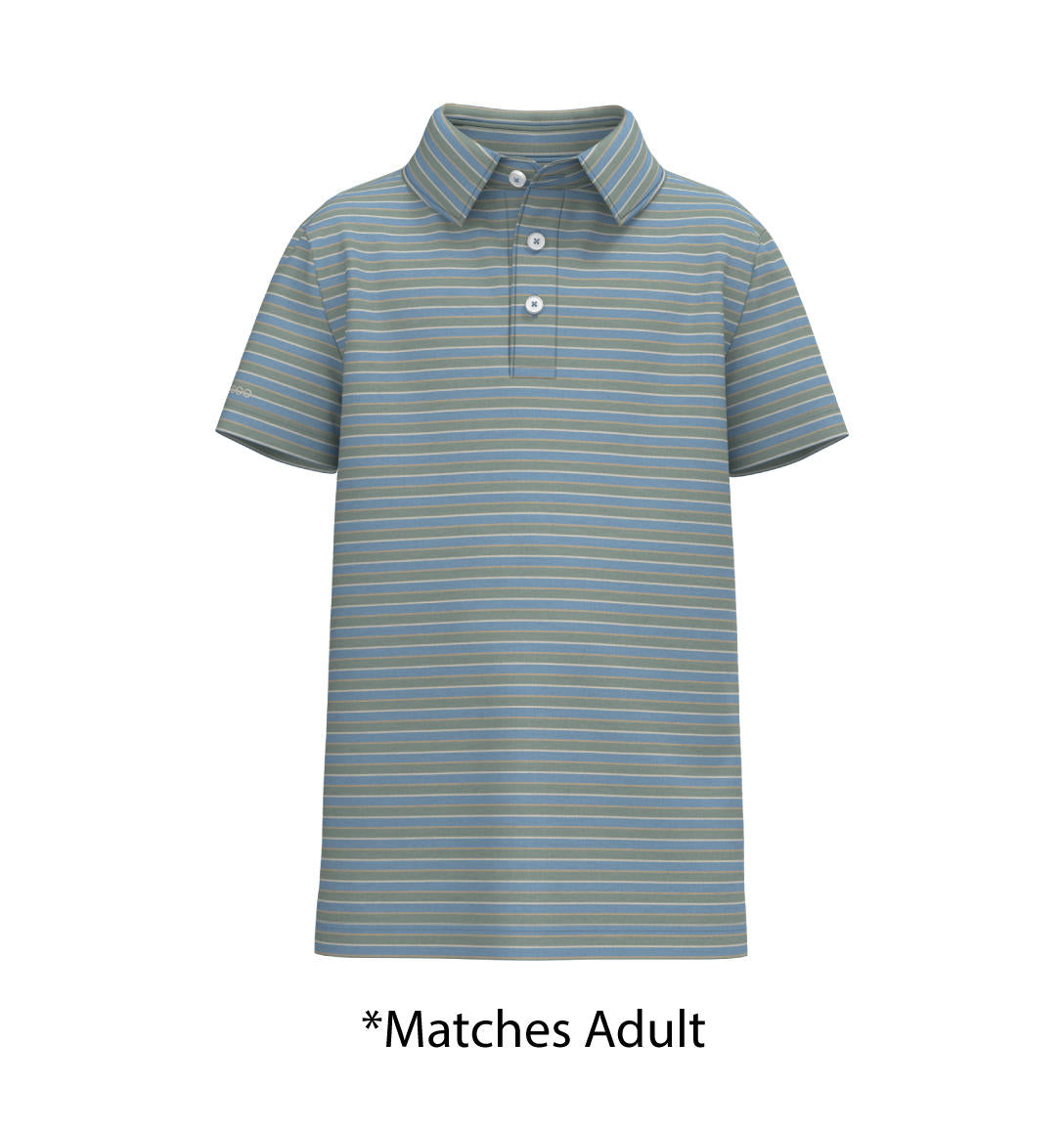 SSCO YOUTH Cahaba Heather Stripe Polo