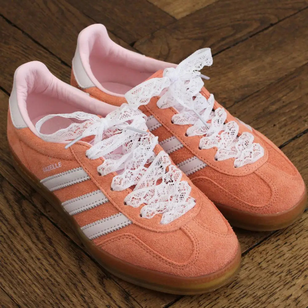White Lace Shoelaces