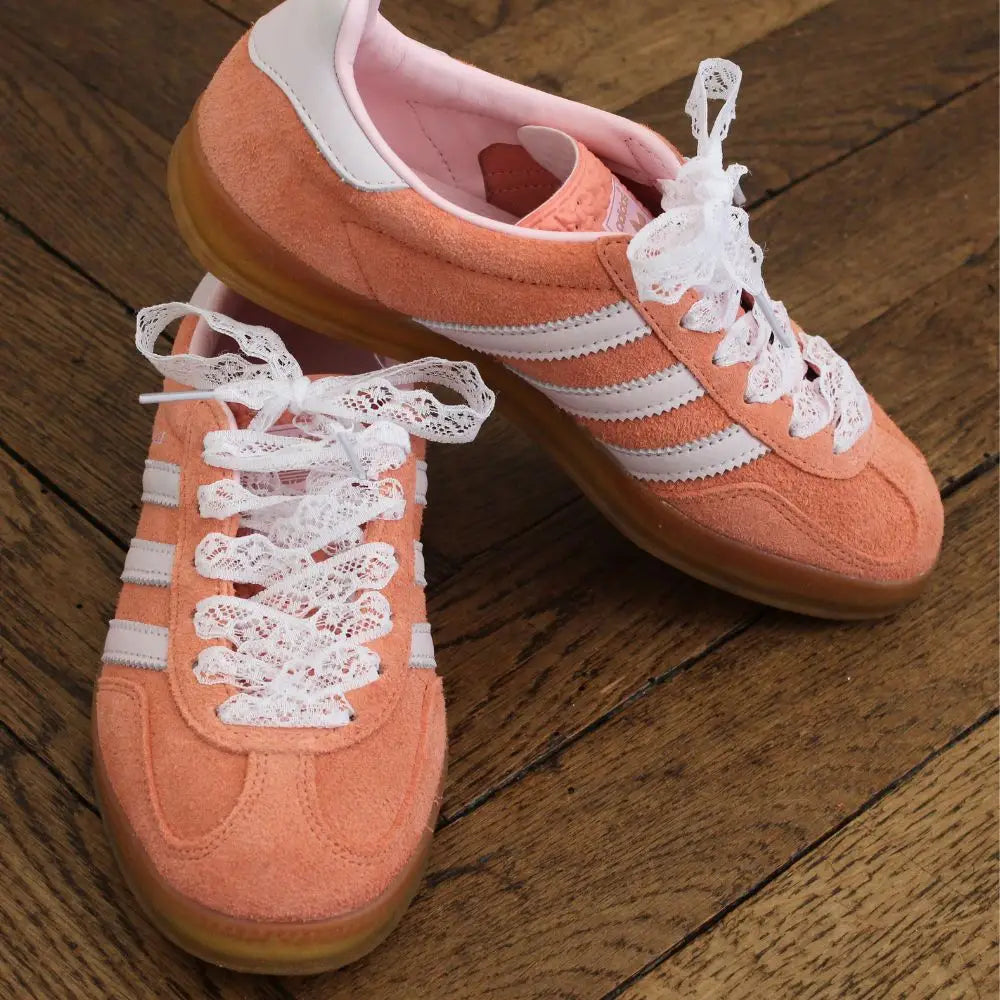 White Lace Shoelaces