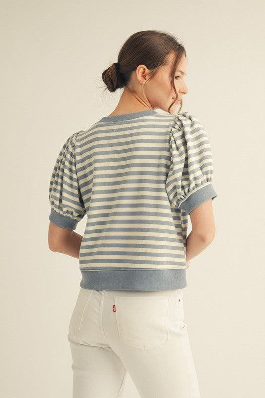 Stripes Sweatshirts Top