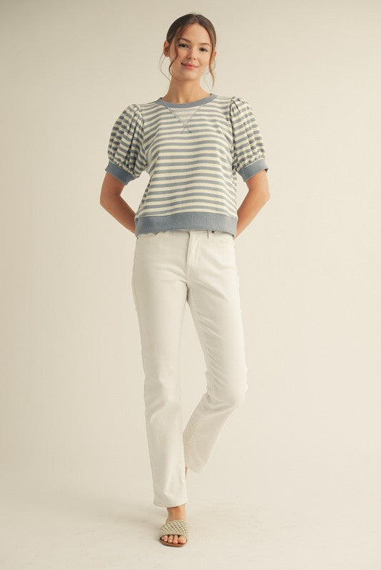 Stripes Sweatshirts Top
