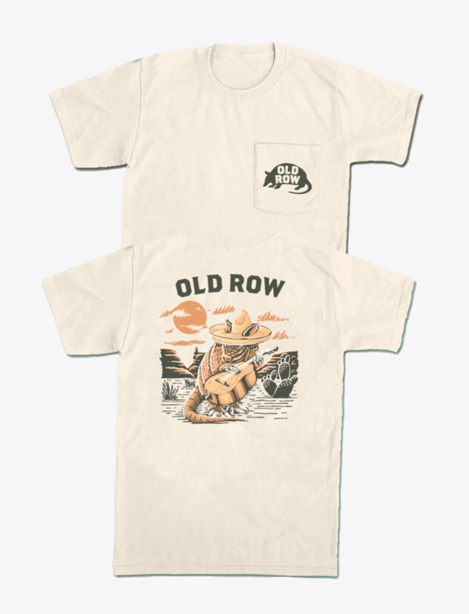 Old Row The Armadillo Guitar SS Pocket Tee