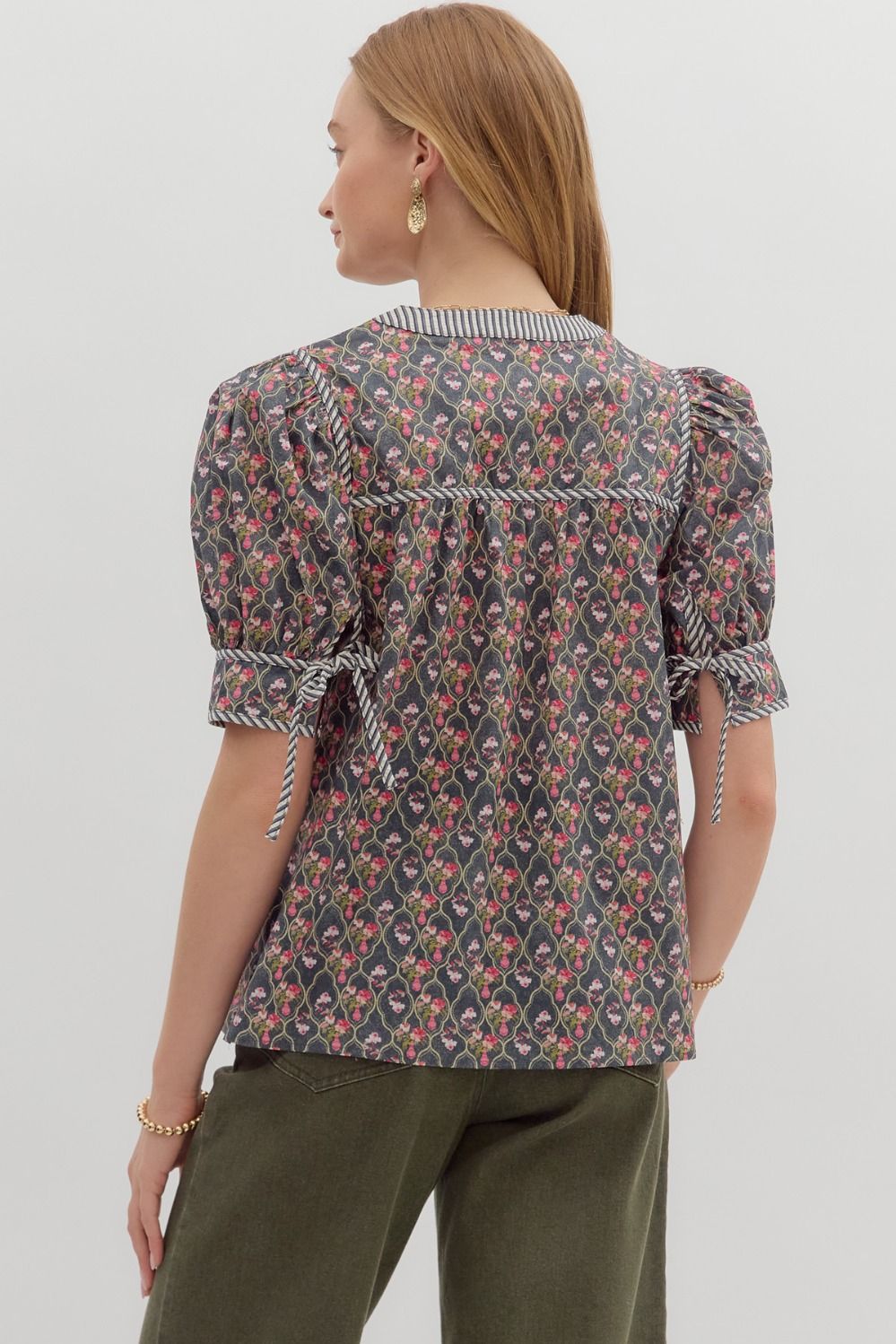 Entro Floral Pattern Top
